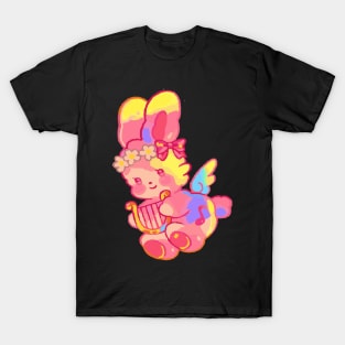 cute little bunny music angel cute baby bunny T-Shirt